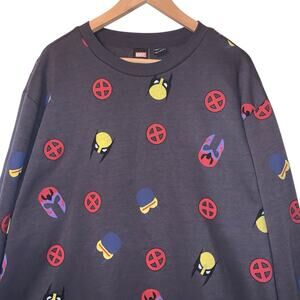 MARVEL X-Men Grey Men's XL Graphic Sweatshirt Long Sleeve